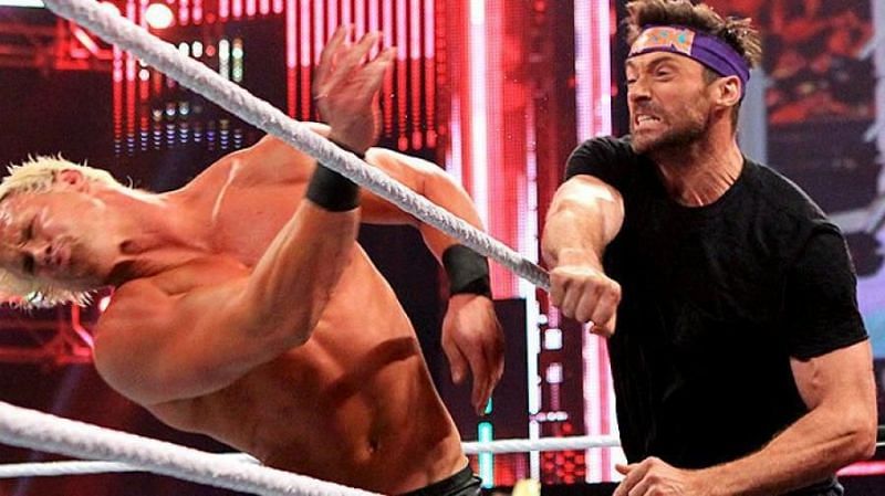 Hugh Jackman fractured Dolph Ziggler's jaw in WWE